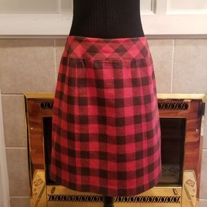 Chadwick's buffalo plaid skirt